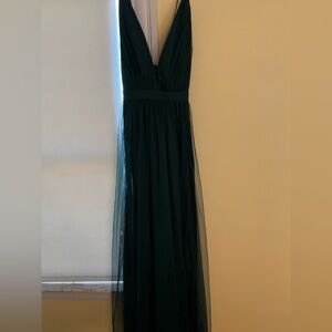 NWT Lulu’s Forest Green Tulle Dress